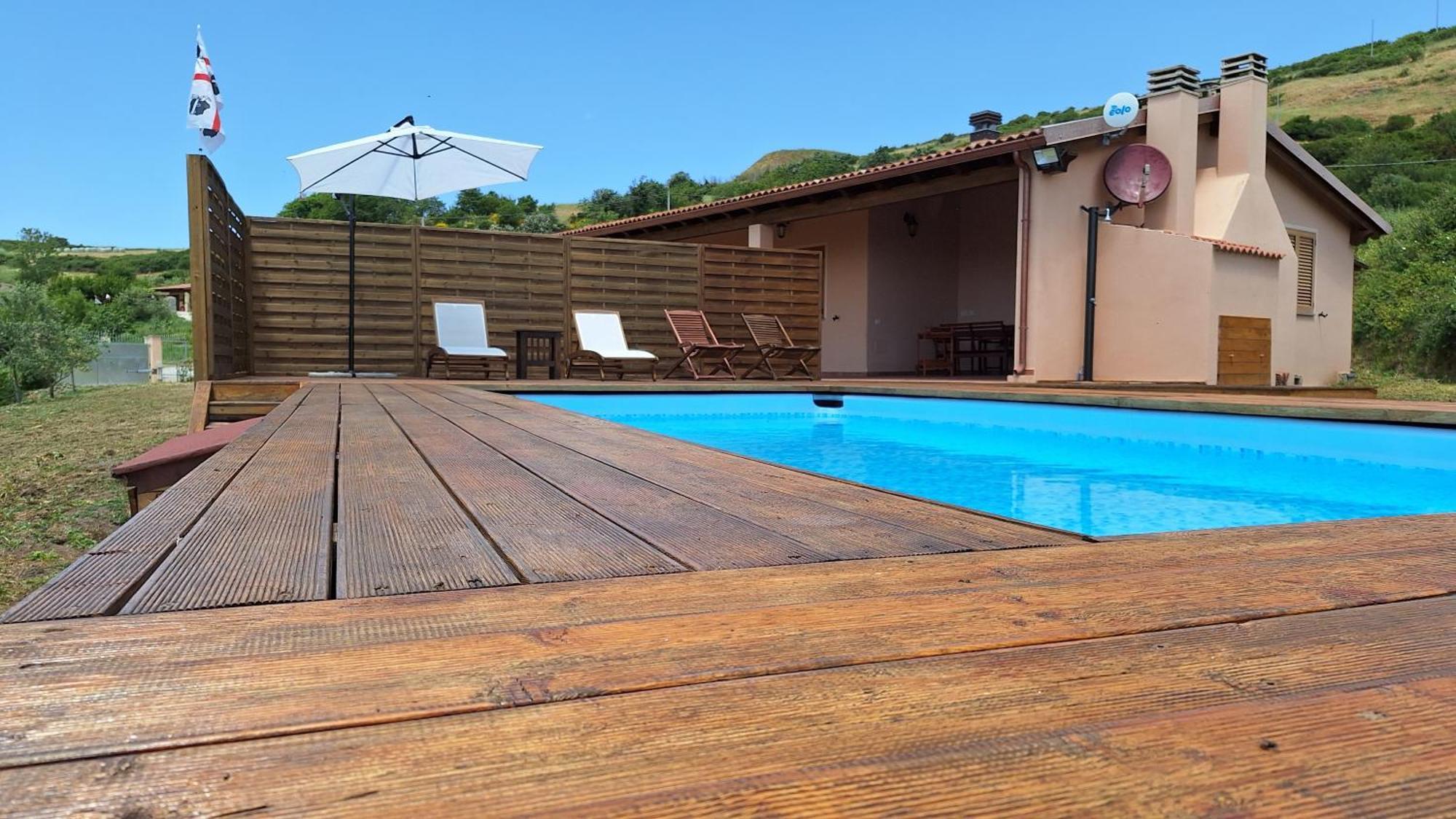 Villa Marci Con Piscina Privata A Nulvi Ruang foto