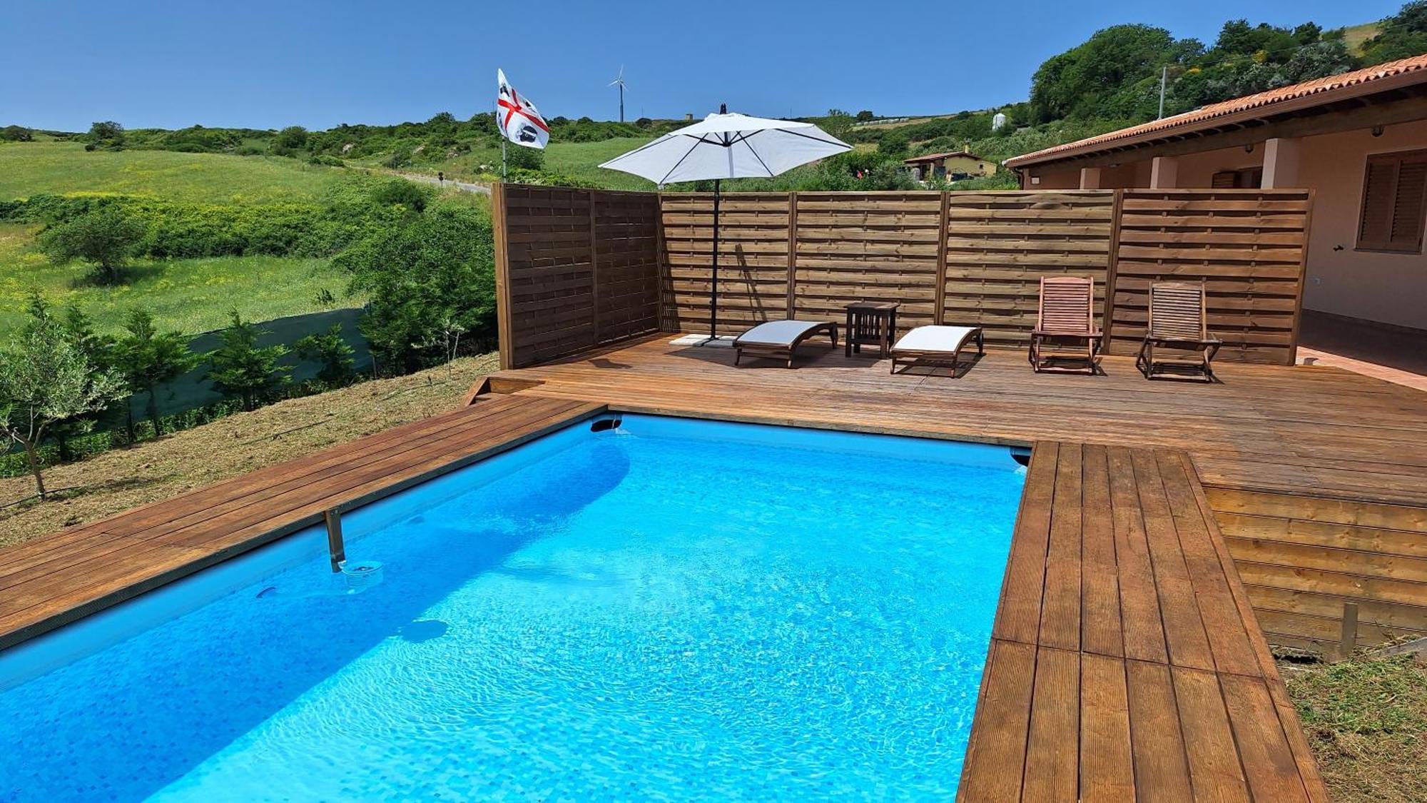 Villa Marci Con Piscina Privata A Nulvi Ruang foto